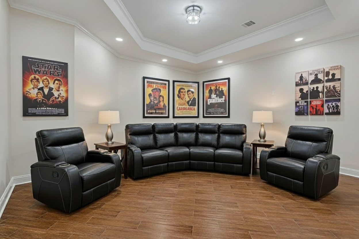 1810 McCrary Road Richmond, TX 77406 - Photo 15 of 25 a living room with furniture and a wooden floor