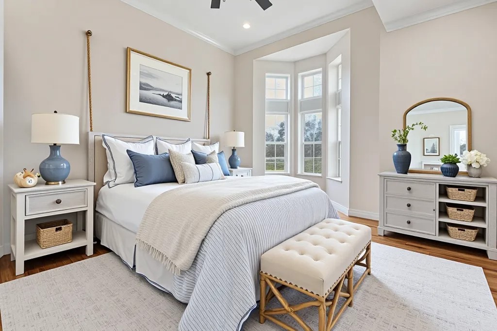 1810 McCrary Road Richmond, TX 77406 - Photo 18 of 25 a bedroom with a bed and a dresser with the potted plant