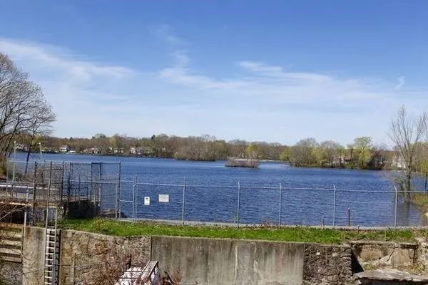 a view of a yard in front of a building