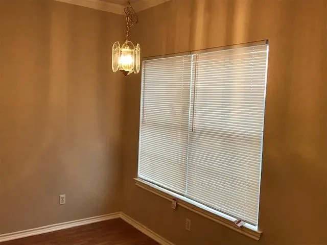 a view of a door with a window