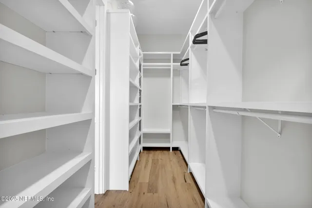 a view of walk in closet