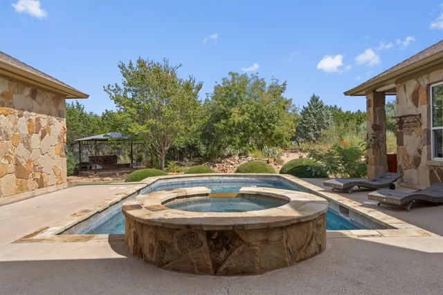 a view of a house with sitting area