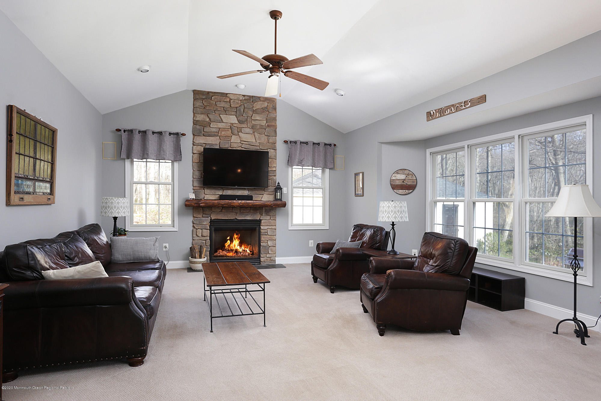 62 Tower Road New Egypt, NJ 08533 - Photo 16 of 54 Family room with Vaulted Ceilings