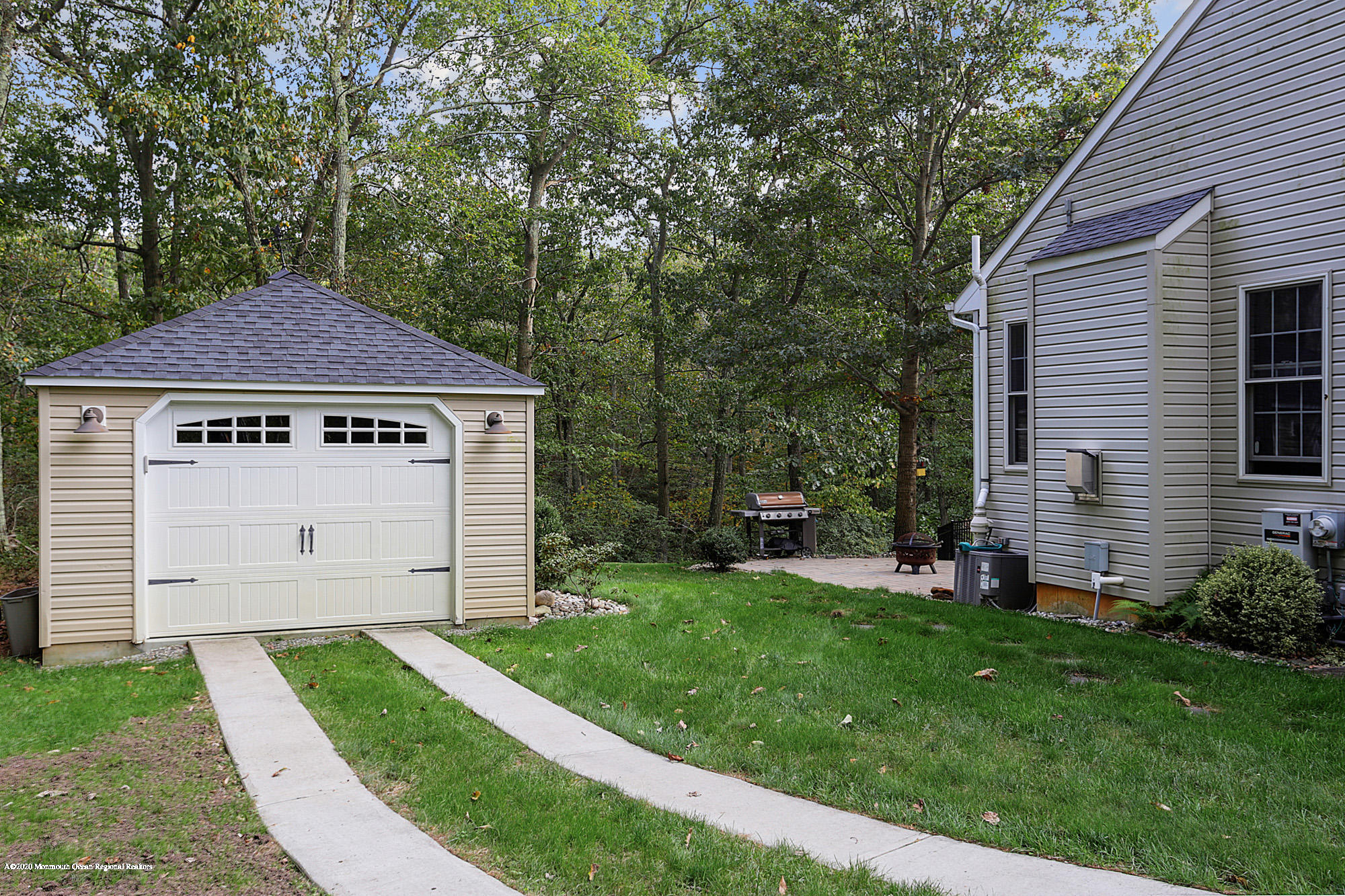 62 Tower Road New Egypt, NJ 08533 - Photo 37 of 54 Garage with work space and storage loft