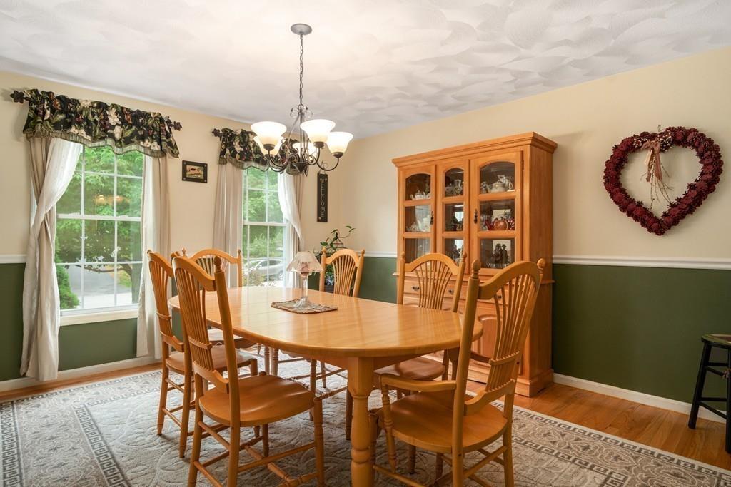 112 Weldon Farm Road Rowley, MA 01969 - Photo 7 of 33 a view of a dining room with furniture window and outside view