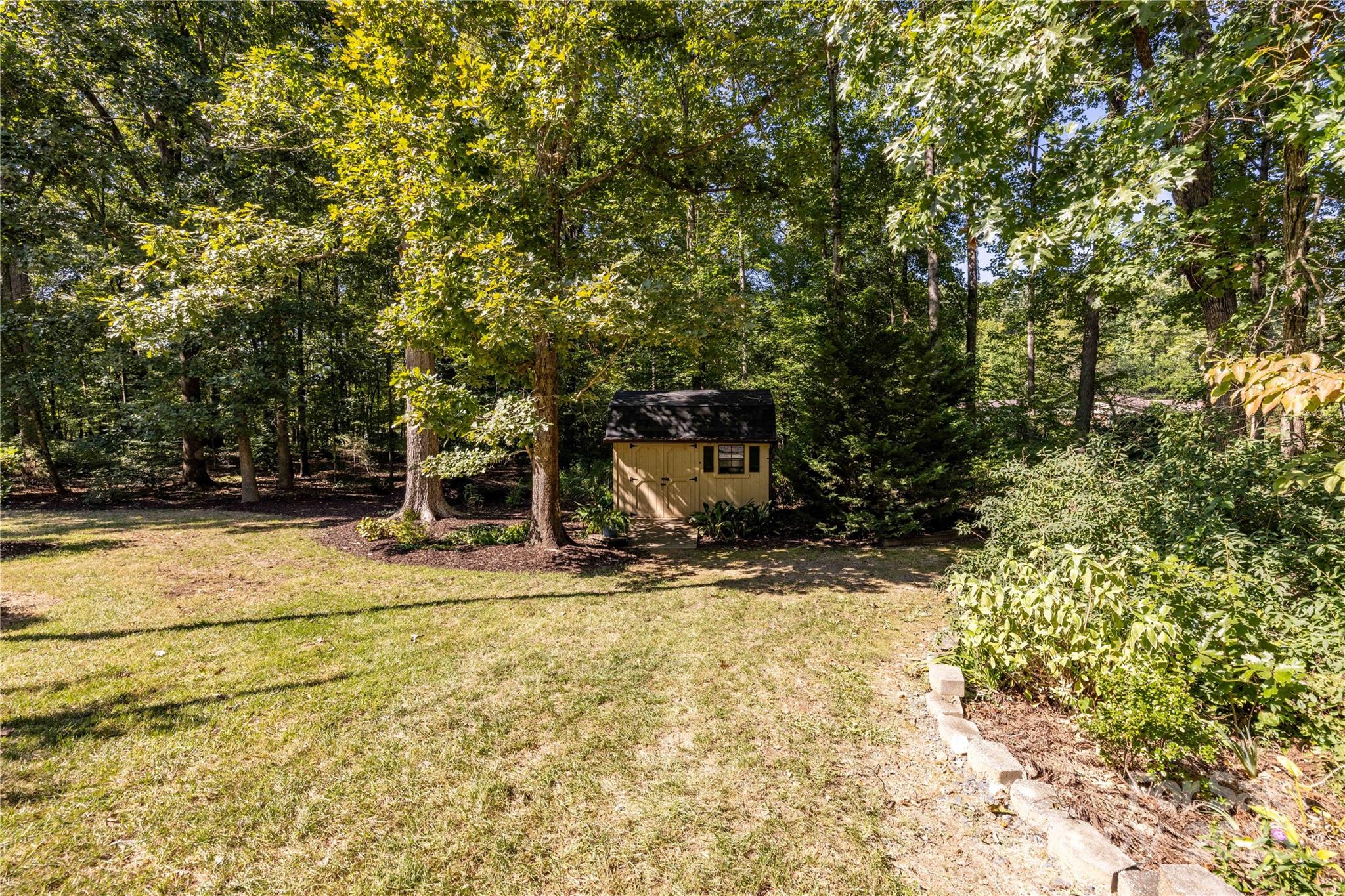 42765 Caudle Road Richfield, NC 28137 - Photo 8 of 37 a view of a yard with plants and trees