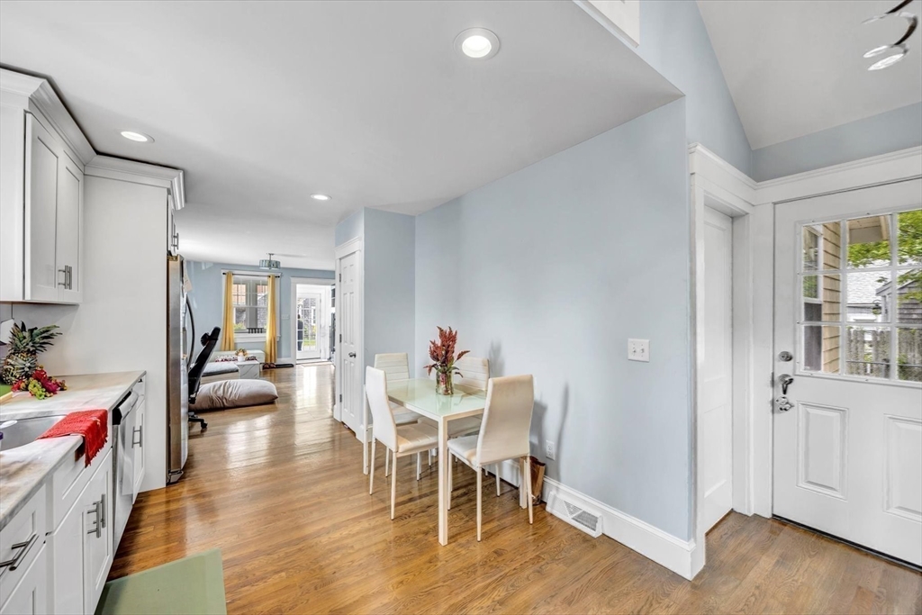 60 Grove Street Barnstable, MA 02601 - Photo 22 of 34 a view of a dining room with furniture and wooden floor