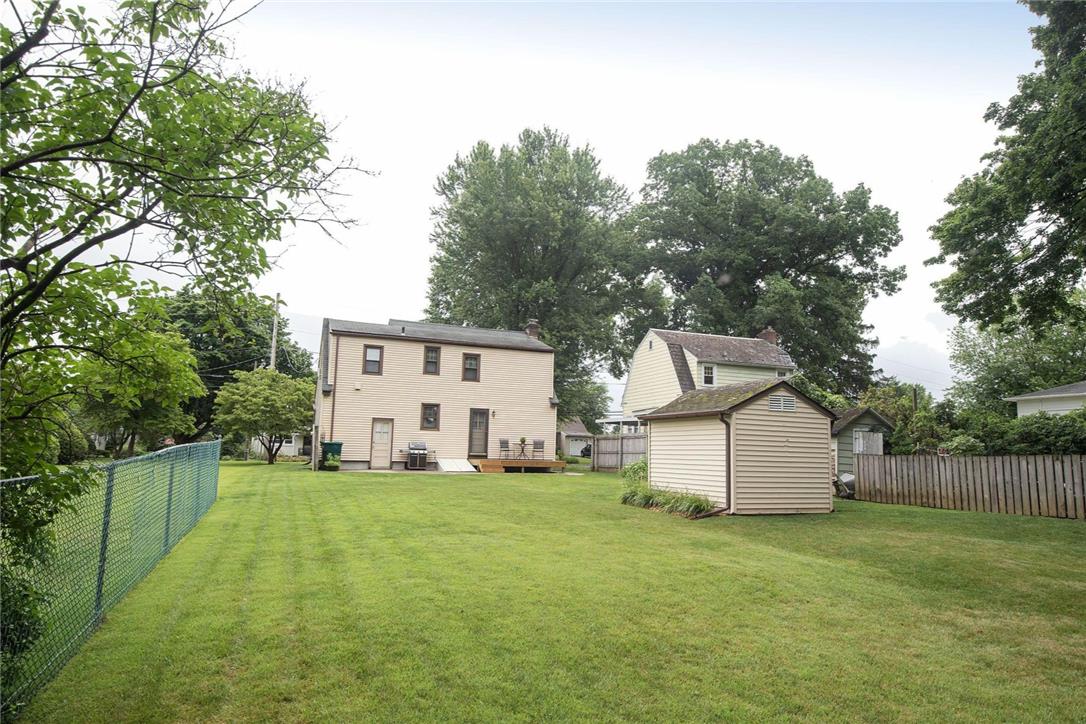 706 Stones Crossing Road Easton, PA 18045 - Photo 36 of 40 A generously sized yard with mature trees offers a serene private outdoor space.
