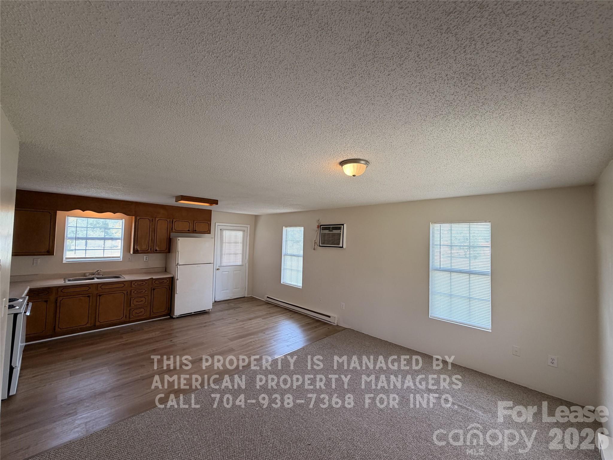 1860 Sells Road Salisbury, NC 28144 - Photo 3 of 9 an empty room with windows and fireplace