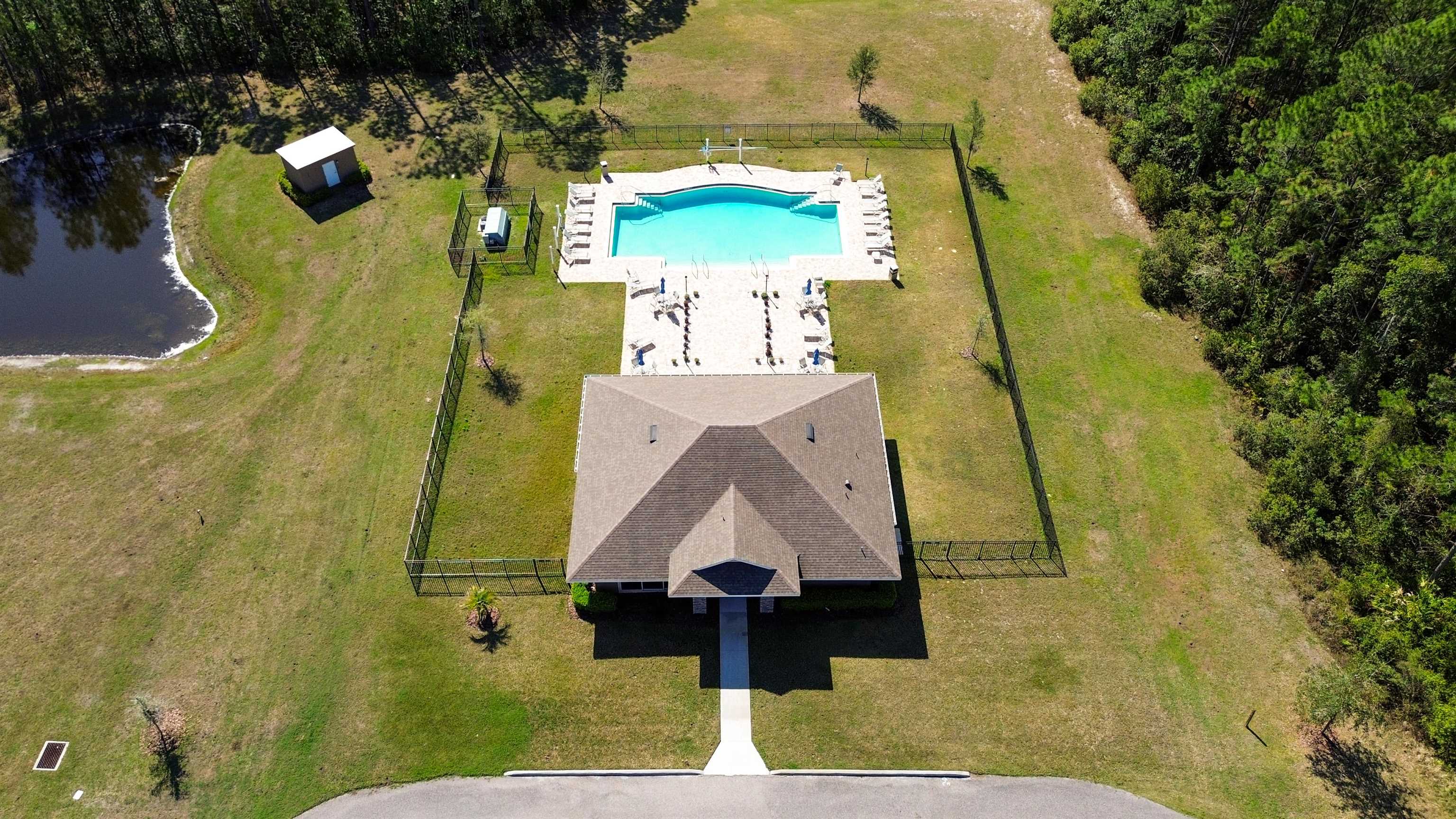 74 Wrendale Loop Ormond Beach, FL 32174 - Photo 4 of 59 Bird's eye view of a pool area