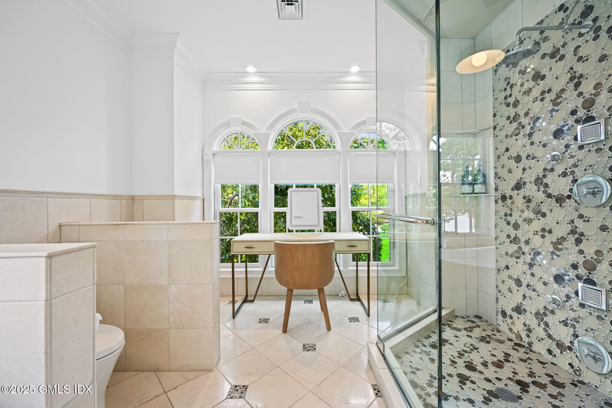 19 Weeds Landing Darien, CT 06820 - Photo 35 of 98 a view of a dining room with furniture and a window