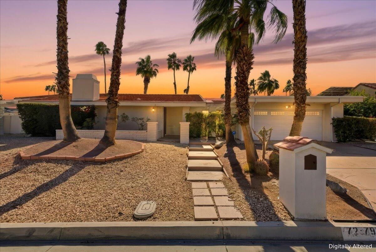 72795 Somera Road Palm Desert, CA 92260 - Photo 2 of 47 02-Front of Home at Twilight
