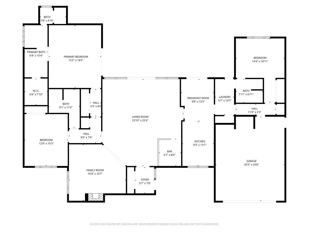 72795 Somera Road Palm Desert, CA 92260 - Photo 47 of 47 Floor Plan With Dimensions
