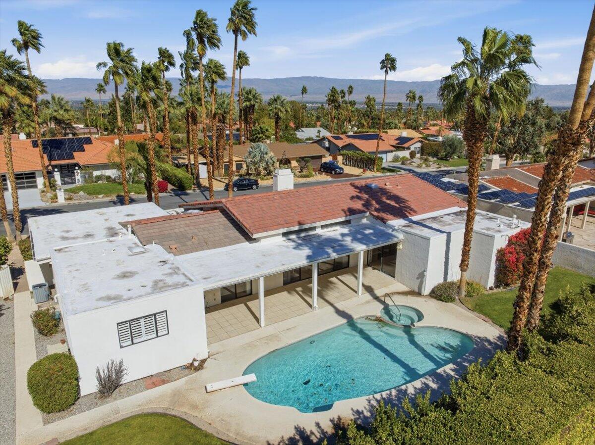 72795 Somera Road Palm Desert, CA 92260 - Photo 45 of 47 07-Aerial Back View