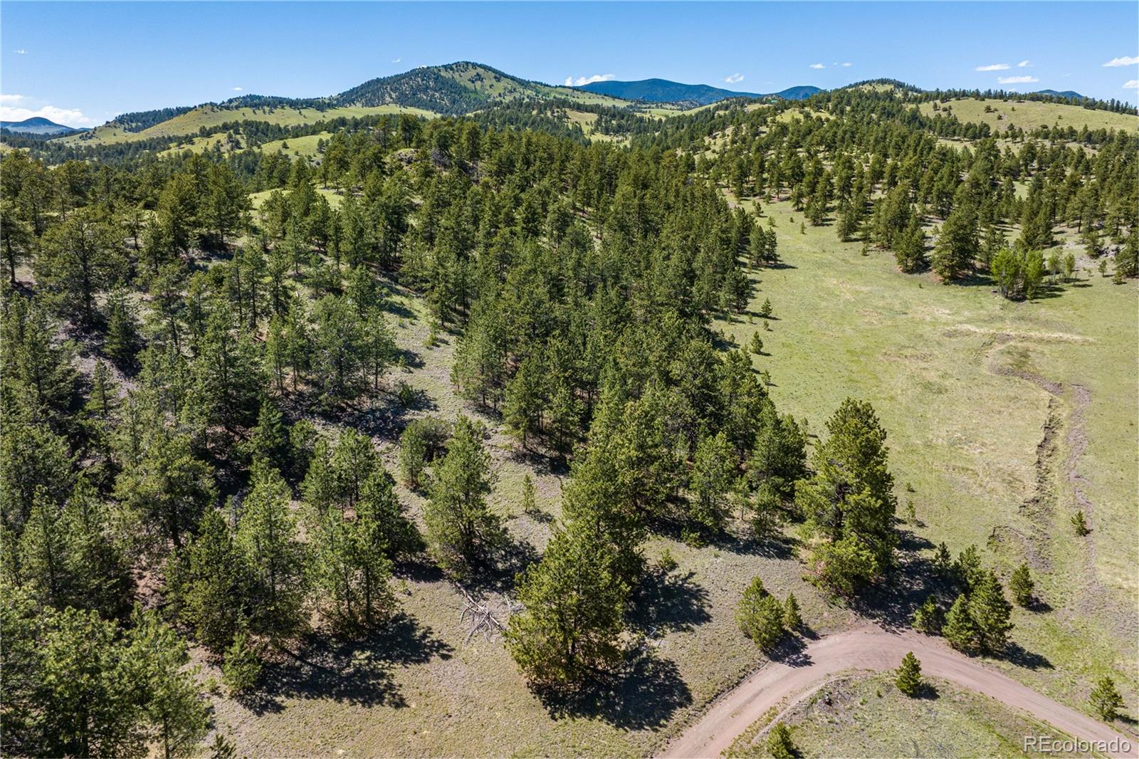 2099 Julia Road Guffey, CO 80820 - Photo 22 of 35 a view of a large building with a mountain in the background