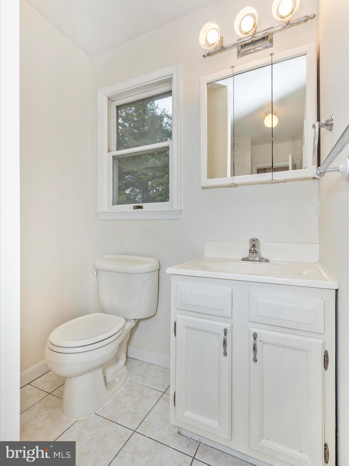 402 Windy Knoll Drive Mount Airy, MD 21771 - Photo 32 of 51 a bathroom with a toilet a sink and mirror