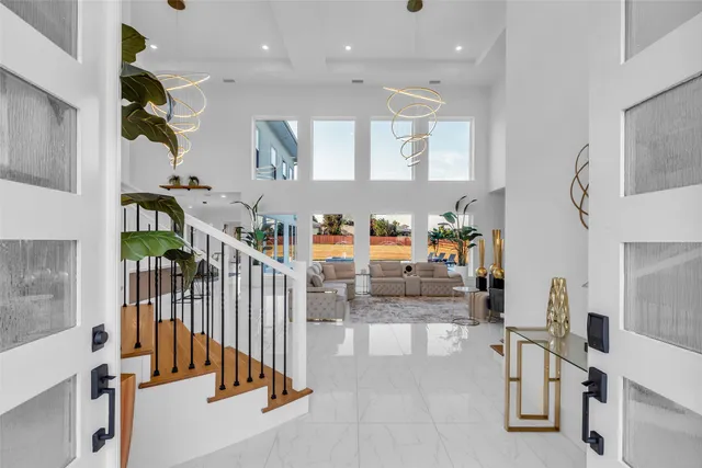 a view of entryway and hall