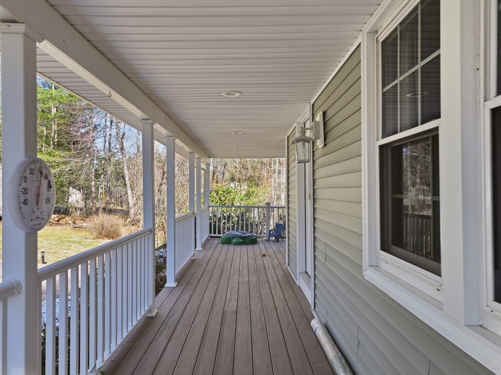 117 Draper Road East Brookfield, MA 01515 - Photo 6 of 27 a view of a porch with wooden floor and outdoor space