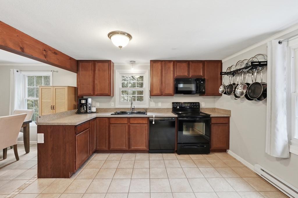 117 Draper Road East Brookfield, MA 01515 - Photo 10 of 27 a kitchen with stainless steel appliances granite countertop a stove top oven a sink dishwasher and a refrigerator