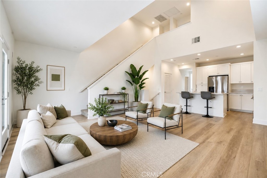 "Virtually Staged" Living Room