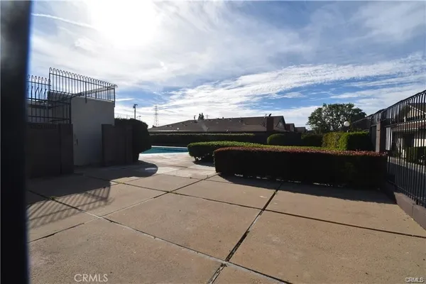 a terrace view with sitting space and garden