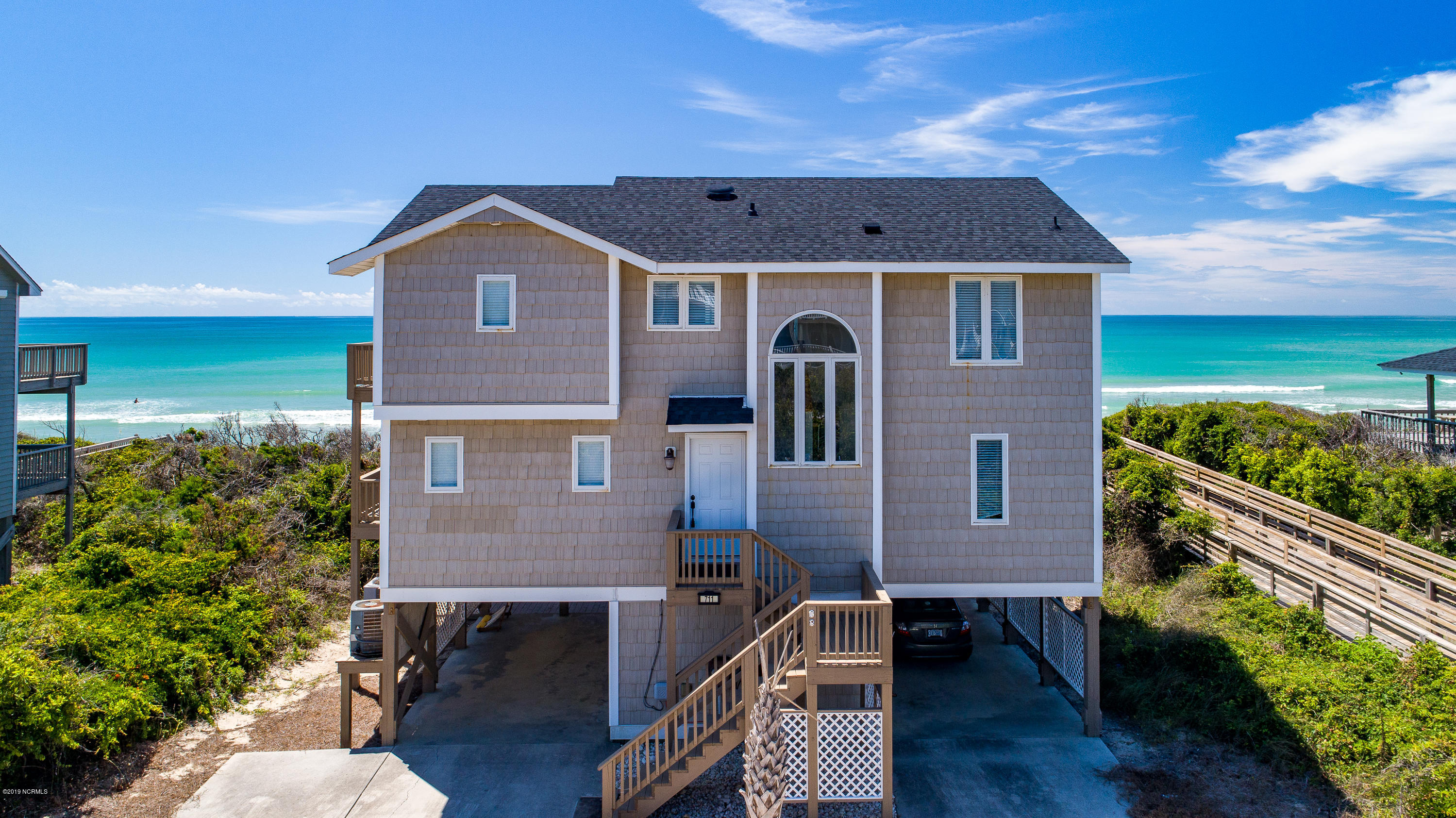 711 Salter Path Road Indian Beach, NC 28512 - Photo 3 of 84 FRONT VIEW