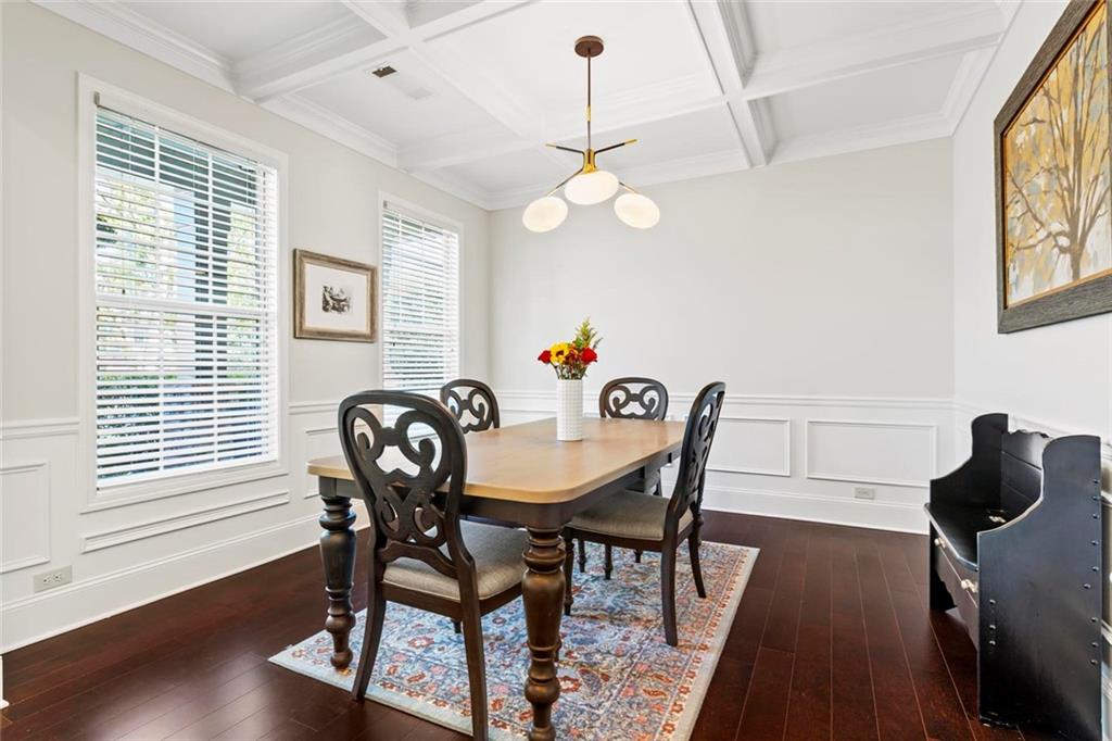 2426 Fair Oaks Way Atlanta, GA 30337 - Photo 8 of 29 a view of a dining room with furniture and wooden floor