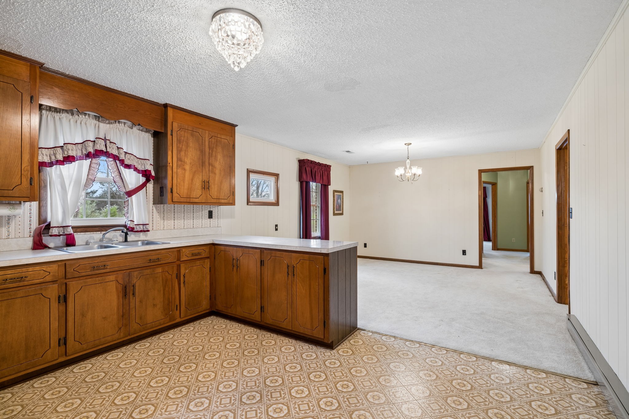 3335 Hill Town Road Santa Fe, TN 38482 - Photo 32 of 72 a kitchen with a sink cabinets and window