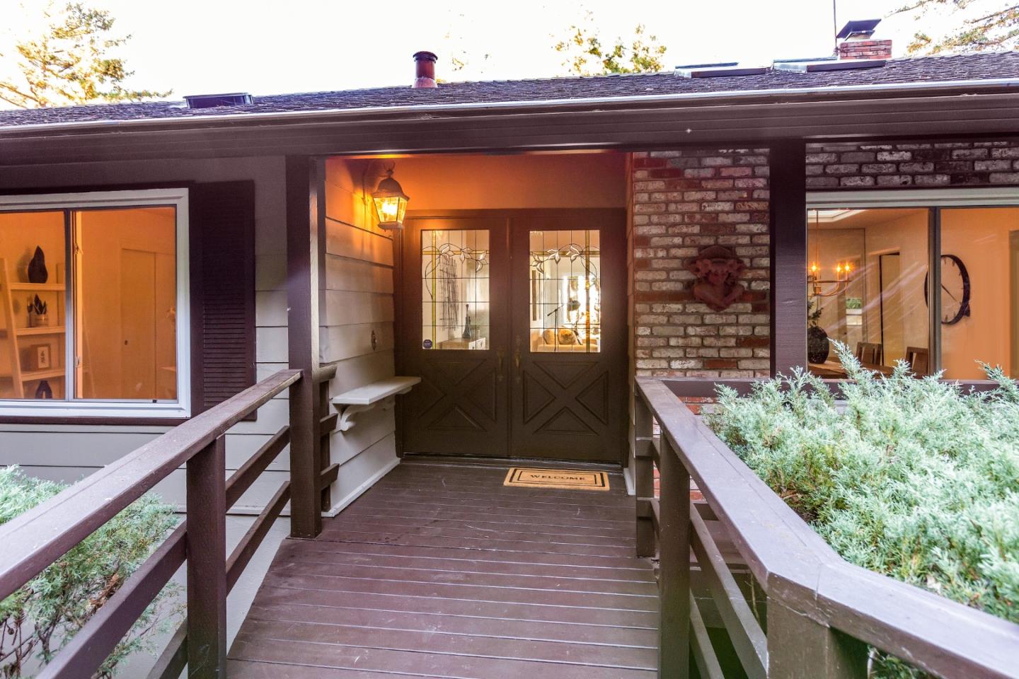530 Summit Spring Road Woodside, CA 94062 - Photo 3 of 24 a view of balcony and wooden floor