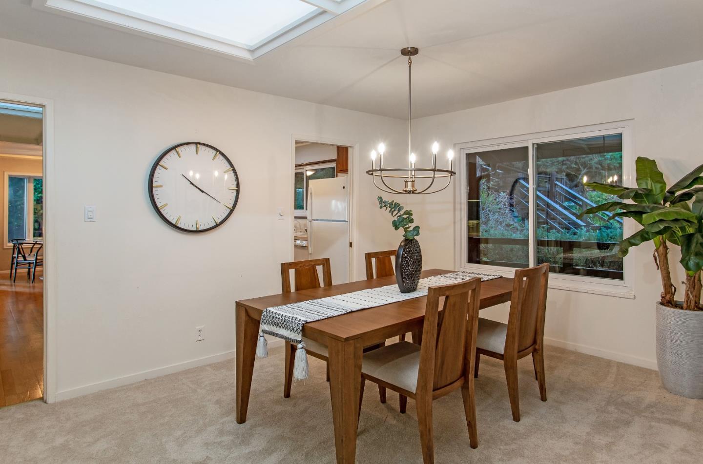 530 Summit Spring Road Woodside, CA 94062 - Photo 8 of 24 a view of a dining room with furniture window and wooden floor