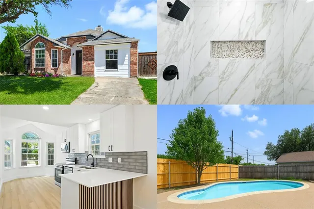 a view of outdoor kitchen and outdoor space