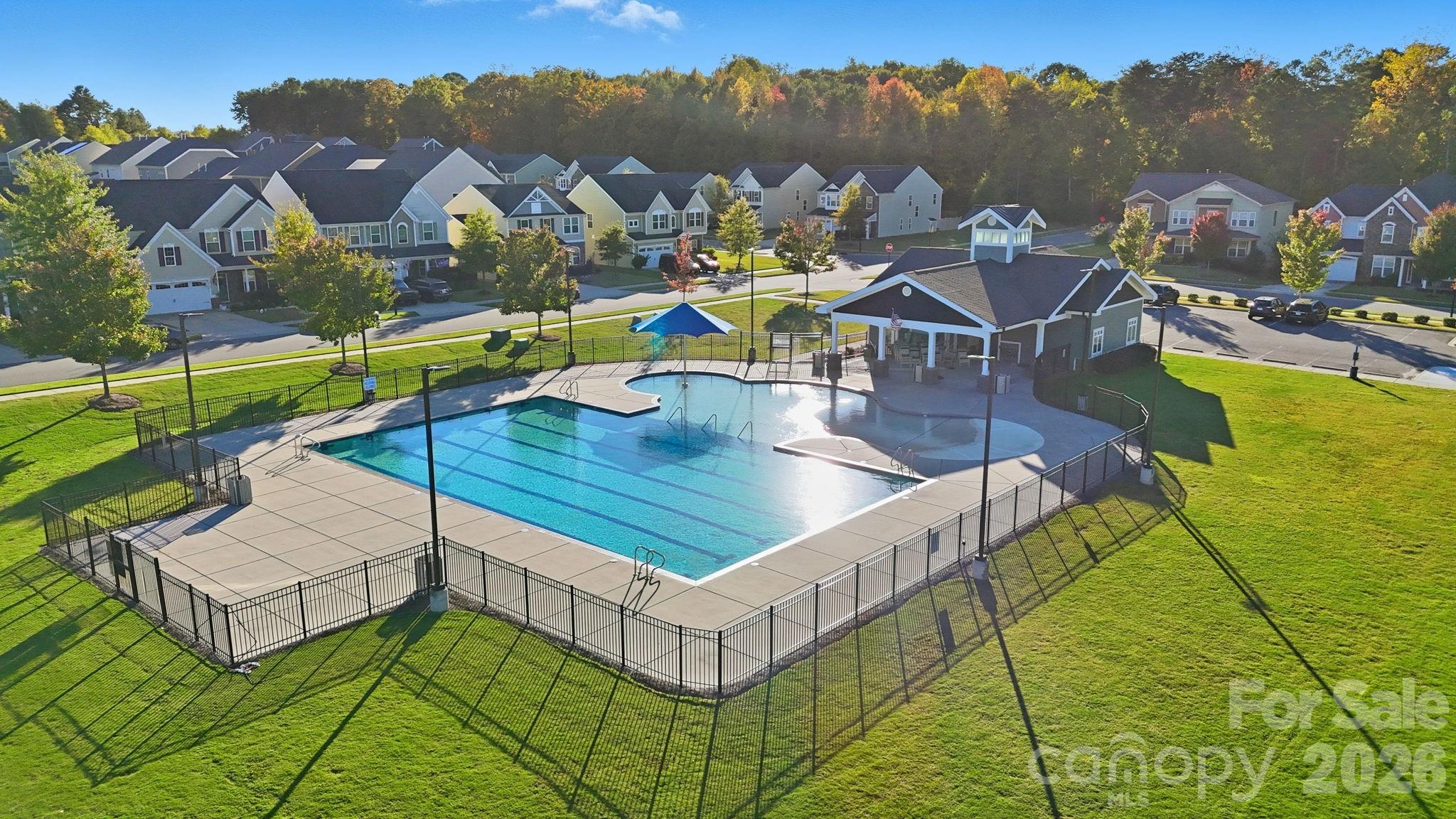 283 Stibbs Cross Road Mooresville, NC 28115 - Photo 37 of 43 a view of a house with swimming pool