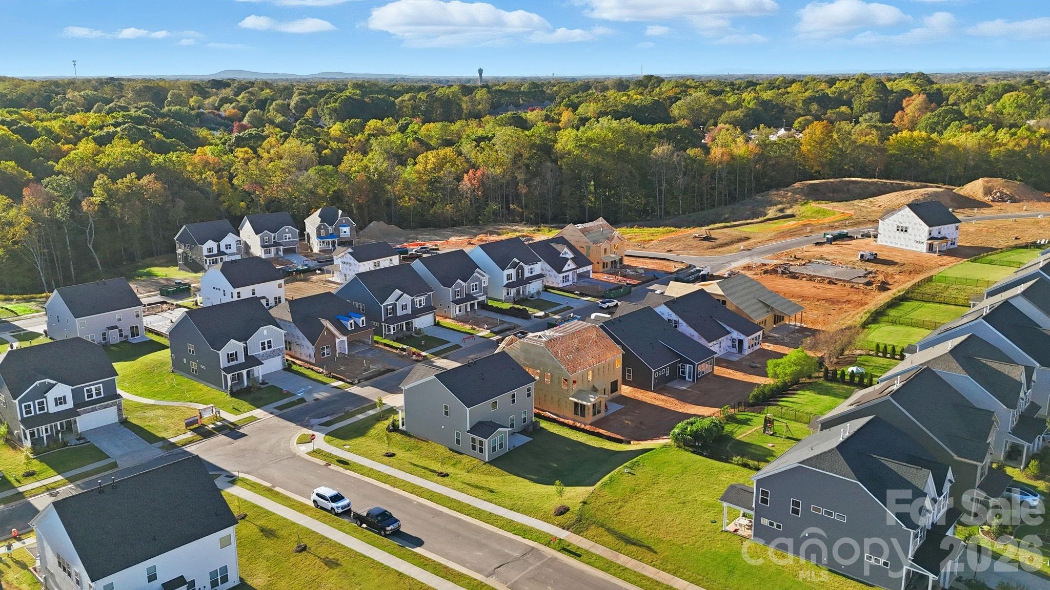 283 Stibbs Cross Road Mooresville, NC 28115 - Photo 41 of 43 an aerial view of a house with a ocean view