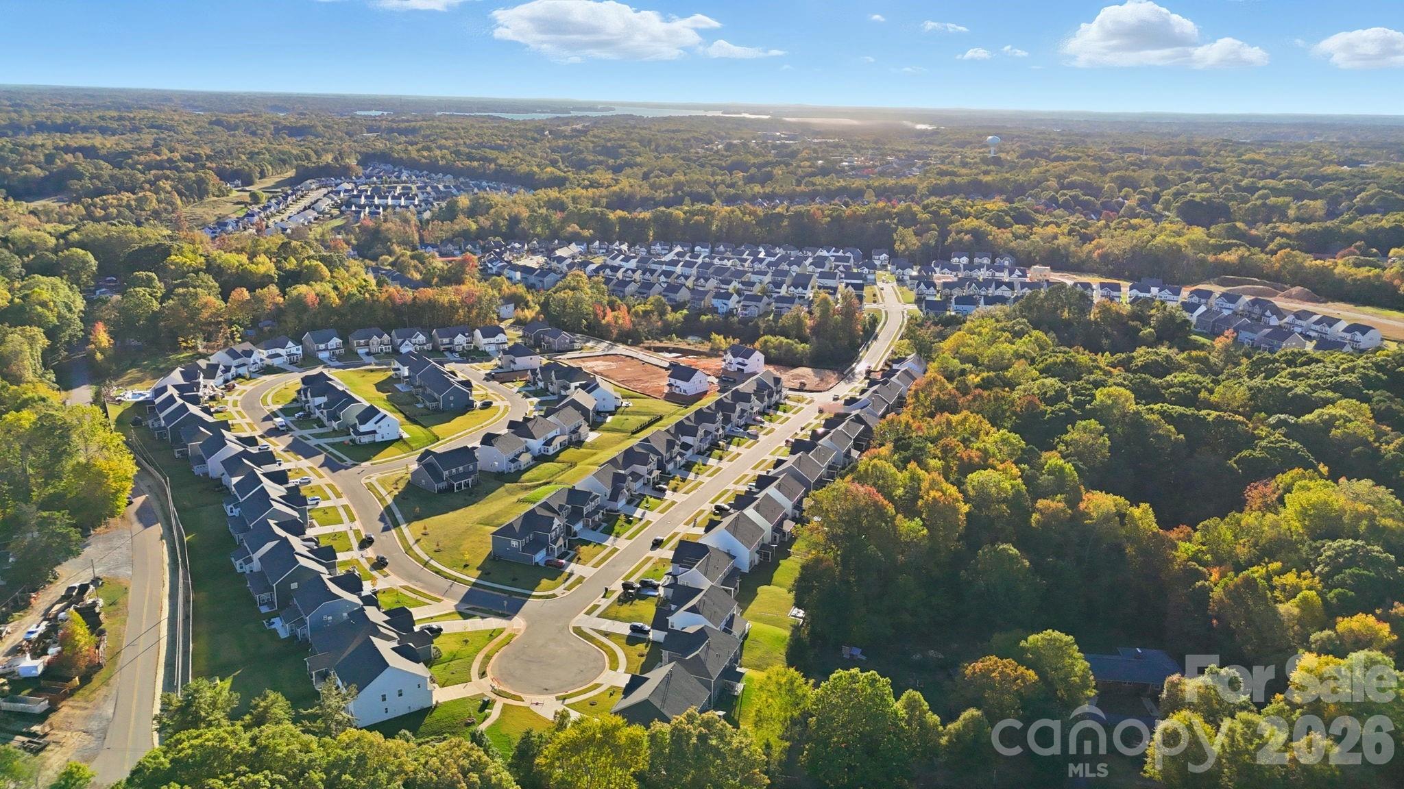 283 Stibbs Cross Road Mooresville, NC 28115 - Photo 43 of 43 an aerial view of residential houses with outdoor space