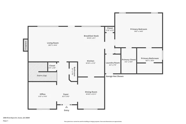 $525,000 | 2008 Rivershyre Drive, Evans, GA 30809
