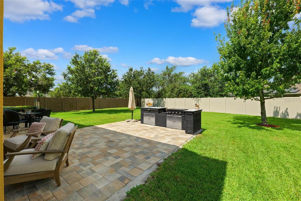 1653 Nature View Drive Lutz, FL 33558 - Photo 41 of 63 a view of backyard with seating area and green space