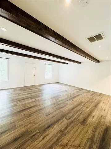 a view of an empty room
