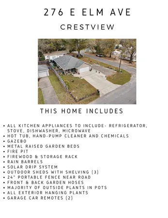 $284,900 | 276 East Elm Avenue, Crestview, FL 32536