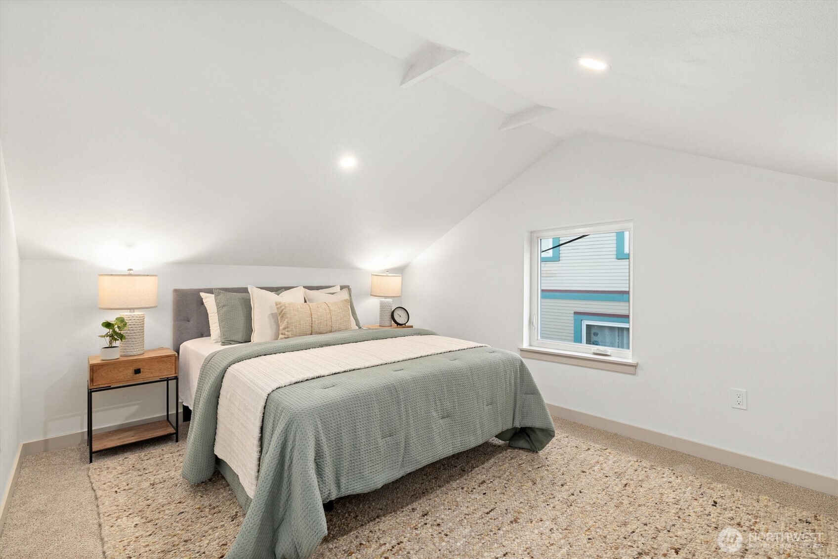 3711 Southwest Webster Street Seattle, WA 98126 - Photo 20 of 39 a bedroom with a bed and a window