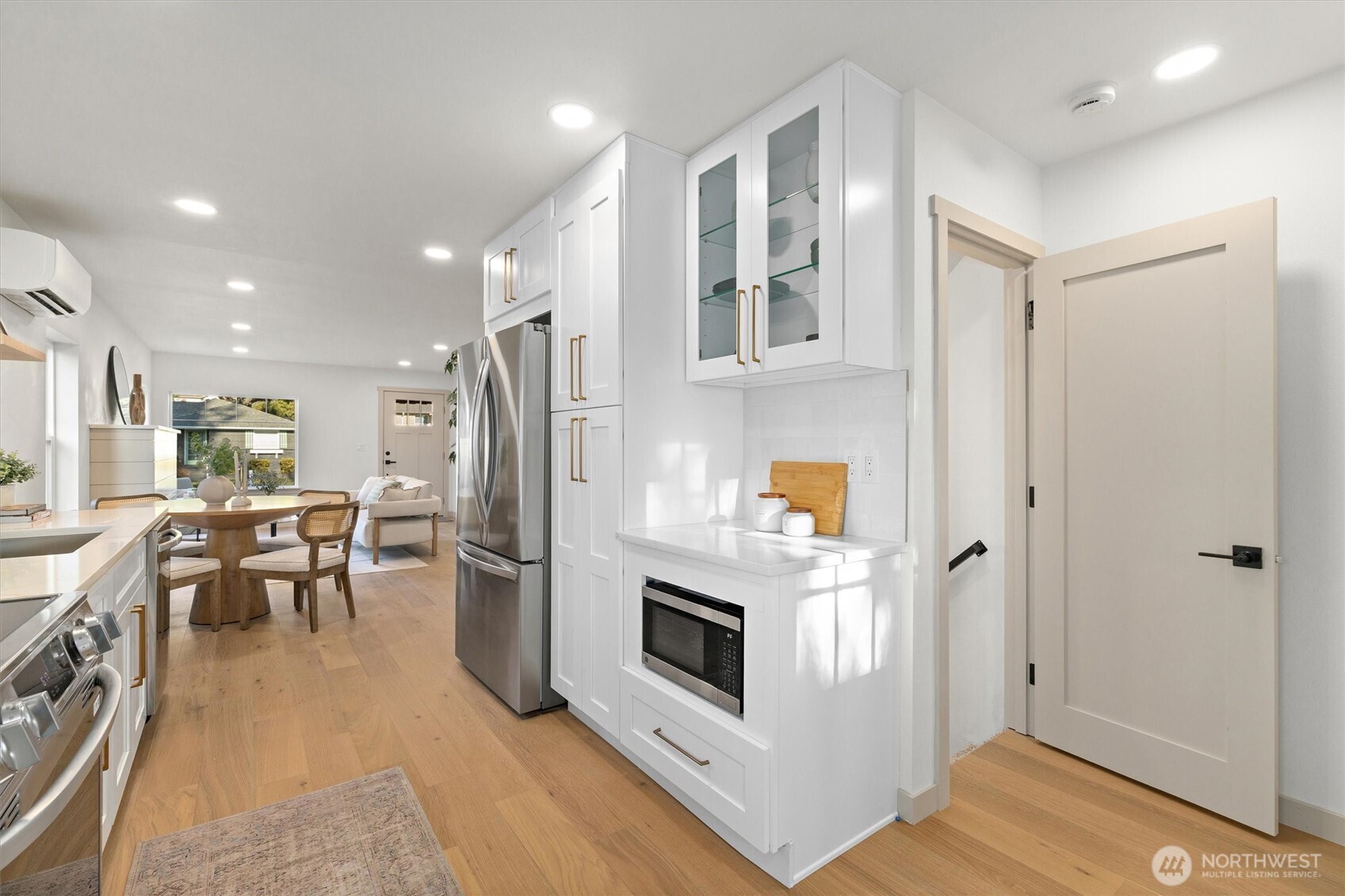3711 Southwest Webster Street Seattle, WA 98126 - Photo 26 of 39 a kitchen with stainless steel appliances granite countertop a refrigerator and a stove top oven