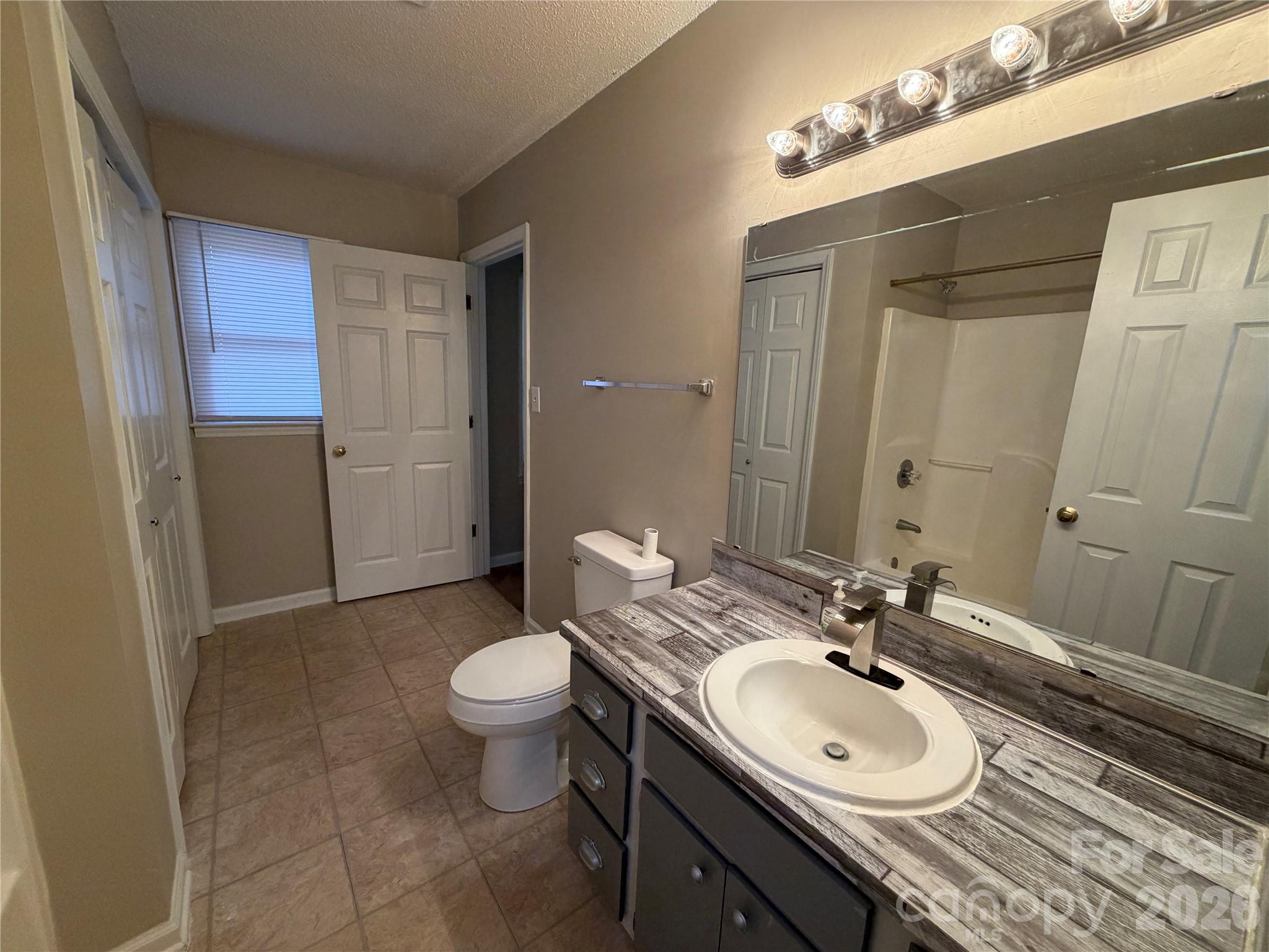 4051 Plum Street Conover, NC 28613 - Photo 5 of 10 a bathroom with a sink a toilet a mirror and shower