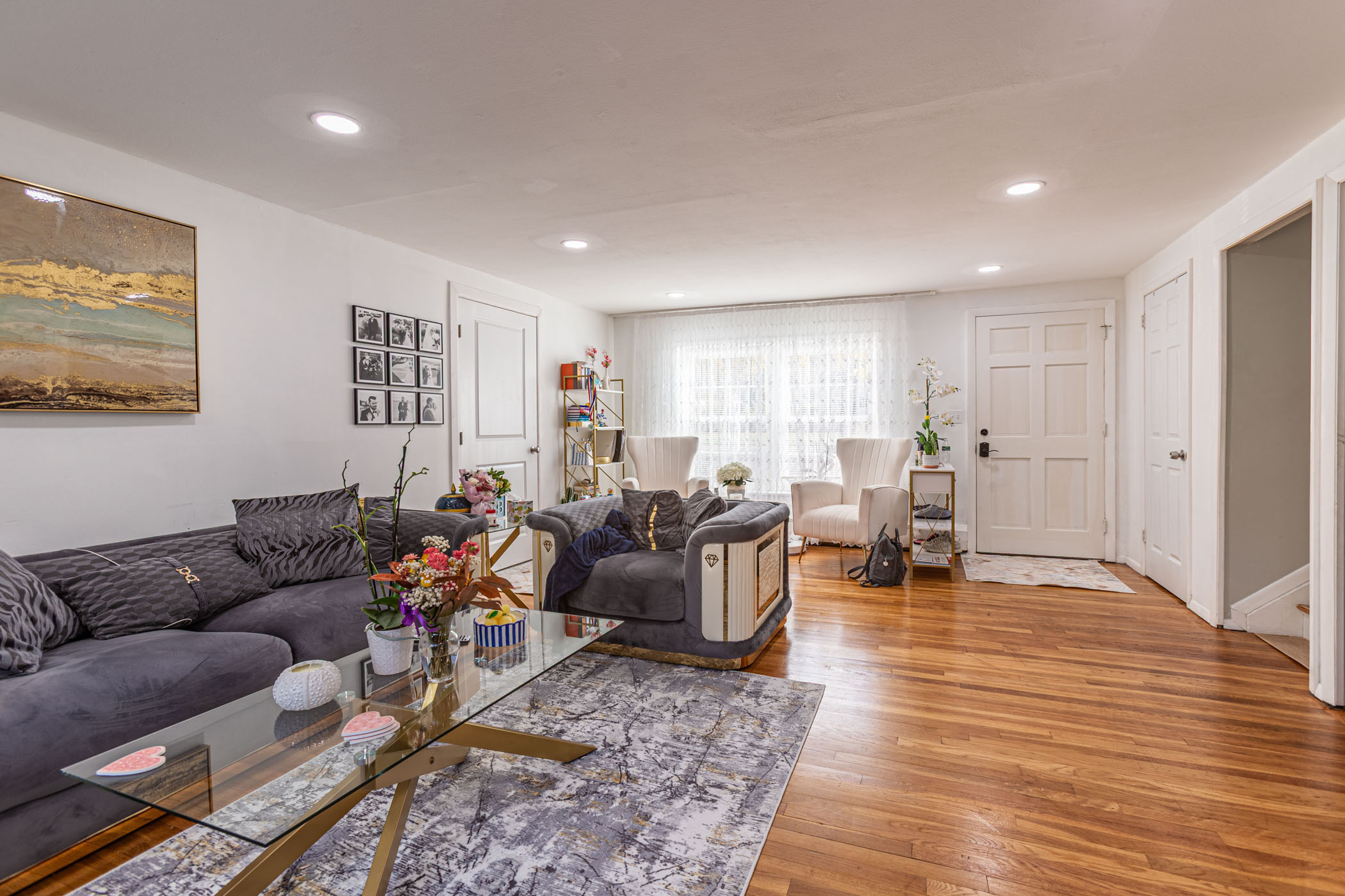 91 Goebel Road Hamden, CT 06514 - Photo 11 of 39 a living room with furniture and wooden floor