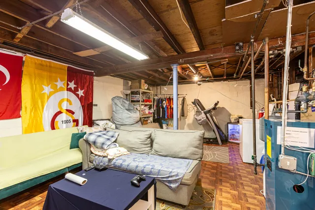 a view of storage and utility room