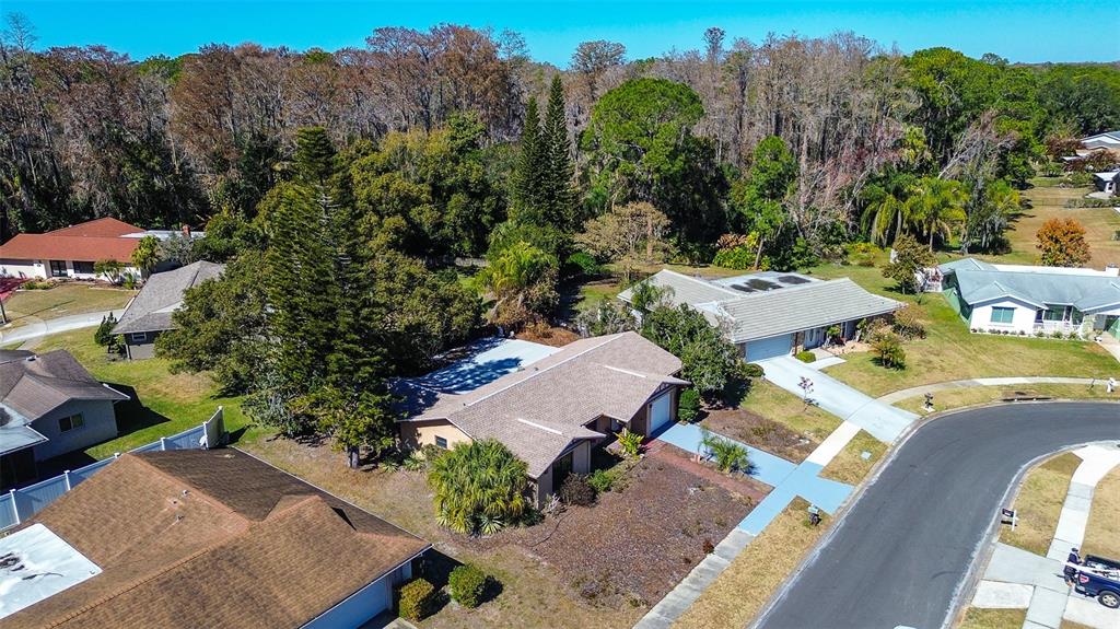808 Helmsman Way Palm Harbor, FL 34685 - Photo 23 of 27 an aerial view of a house with mountain view