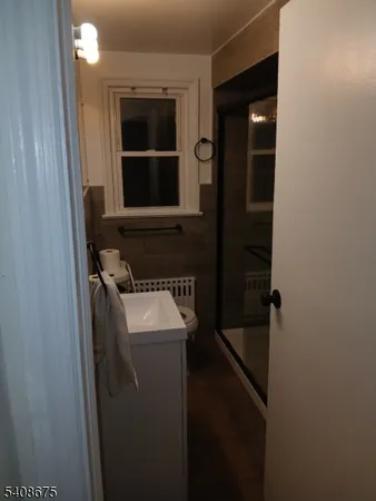 a bathroom with a sink and a toilet