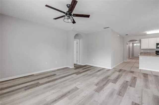 a view of a lake with a mountain