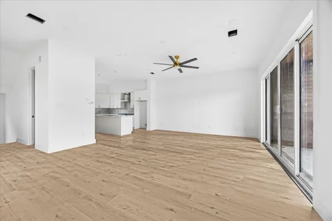 a view of a white building