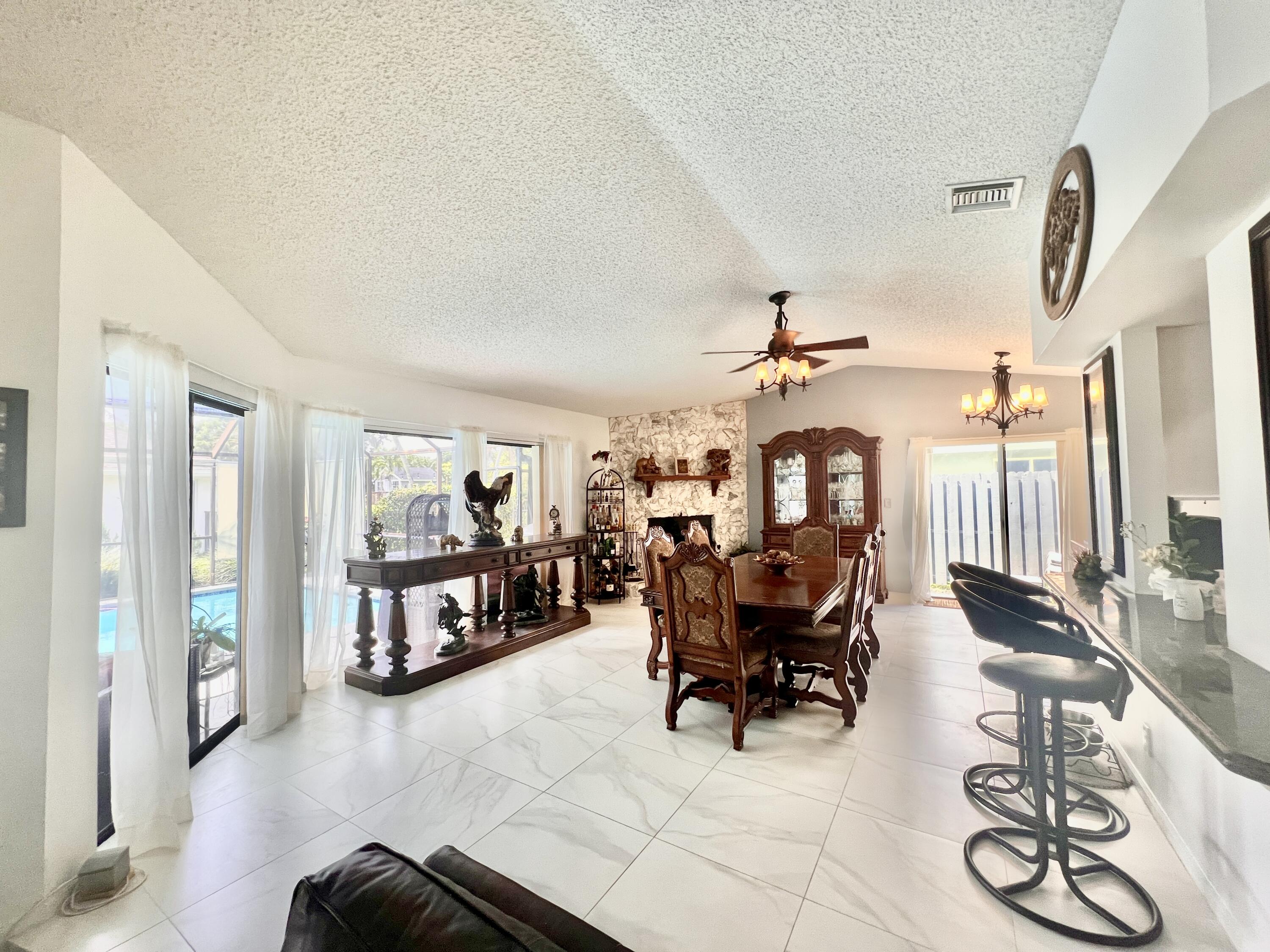 20951 Chisolm Way Boca Raton, FL 33428 - Photo 14 of 52 Large Formal Dining w/ Fireplace
