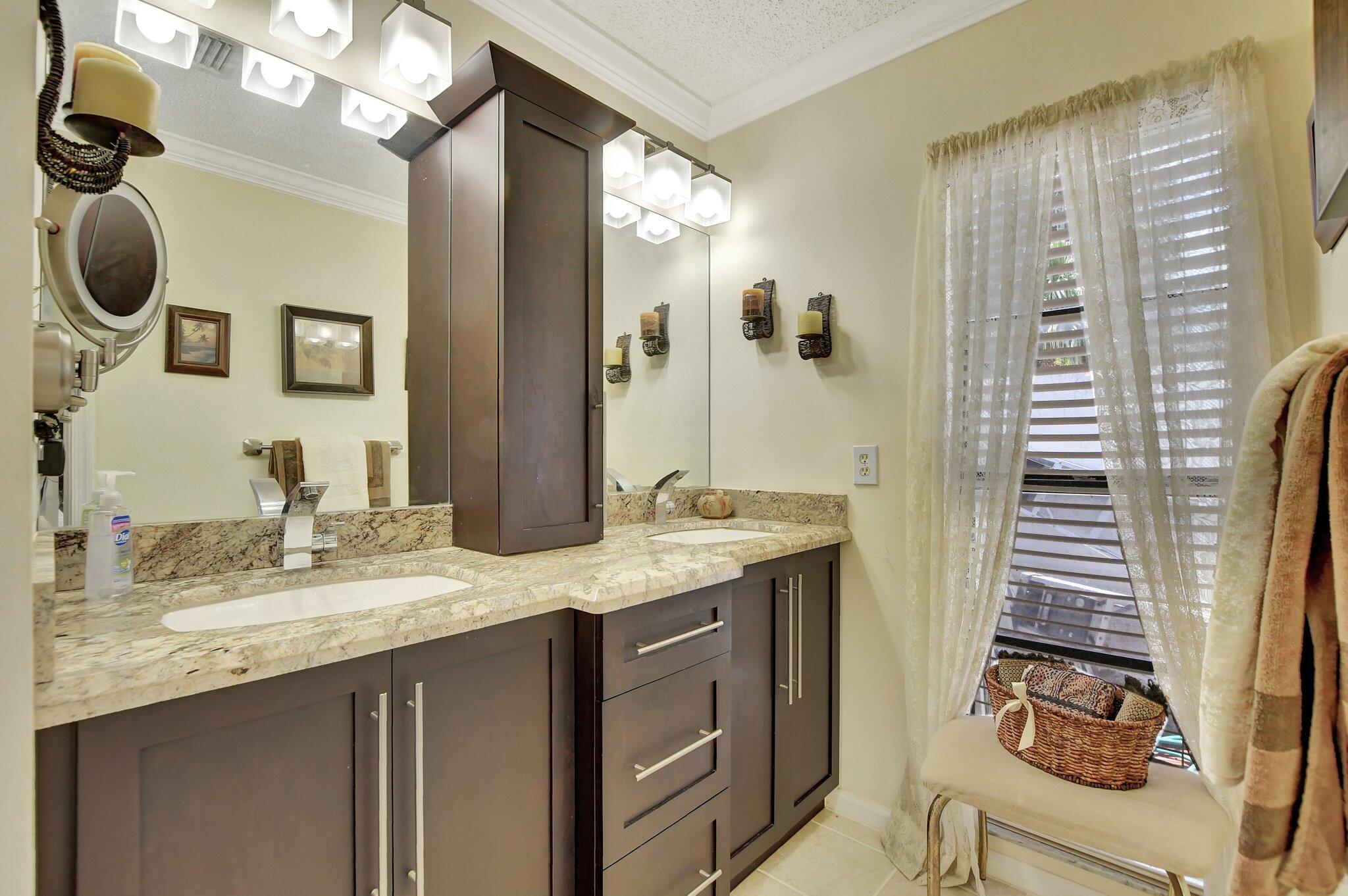 20951 Chisolm Way Boca Raton, FL 33428 - Photo 28 of 52 Renovated Primary Bath w/ Cabana Access