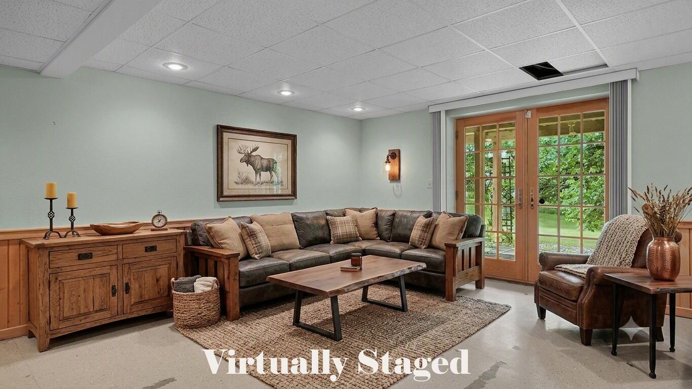 13399 Wing Road Bellevue, MI 49021 - Photo 42 of 77 Virtually Staged LL Family Room